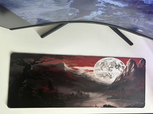 Red Moon Landscape